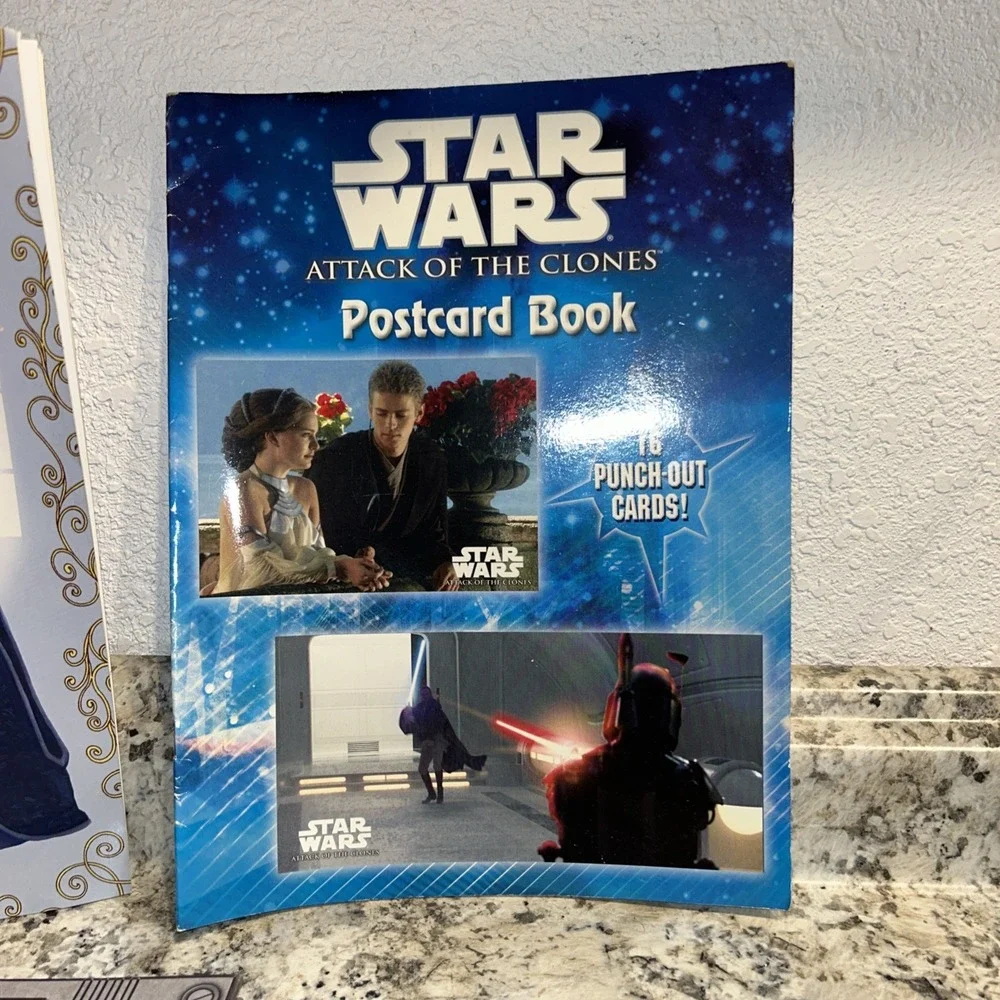 Star Wars Kids Sticker And Postcard Book Lot Prequels Set‎ Unused